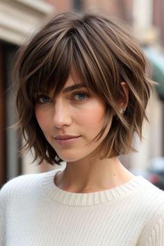 23+ Best Gender Neutral Haircuts for 2025 15 Bob Haircut Back, Matilda Hair, Versatile Haircut, Textured Bobs, Haircut Back, Hair Contouring, Choppy Bob Hairstyles, Chin Length Hair, Hair Flow