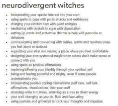 Neurodivergent Witch, Witch Writing Prompts, Urban Witch, Xoxo Sign, Witch Board, Pansy Flower, Modern Magic, Eclectic Witch