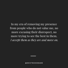 I no longer people-please. I no longer accept disrespect, I simply remove my presence.  Quotes to live by. Boundaries setting people pleaser quote Resentful People Quotes, No Longer Available Quotes People, These Are My People Quotes, No Longer Begging Quotes, No Longer People Pleasing, Low Mentality People Quotes, Not Speaking To Me Quotes, Not Wanted Quotes Families, No More Disrespect Quotes