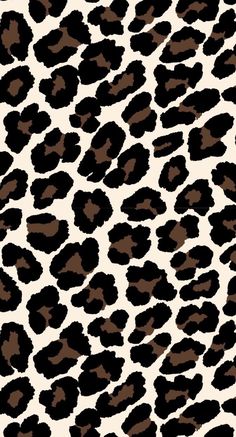 an animal print pattern in brown and black