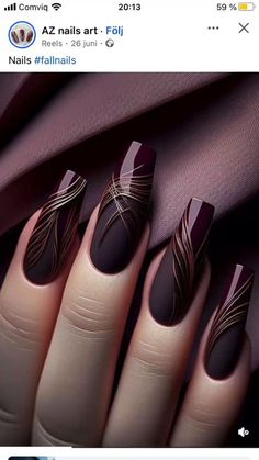 Unique Acrylic Nail Designs, Pattern Nails, Chic Nail Art, Graduation Nails, Fancy Nails Designs, Black Nail, Nail Nail, Nail Designs Spring