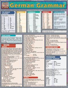 a german language poster with the words, phrases and symbols in different languages on it