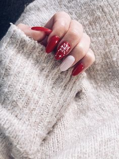 #ChristmasNails #HolidayNailArt #FestiveNails #NailArtIdeas #NailDesigns #ChristmasNailDesigns #WinterNails #NailInspo #MerryAndBrightNails #DIYChristmasNails #CuteChristmasNails #NailTrends #GlitterNails #NailArtCommunity #ChicNails #SeasonalNailArt #NailGoals #NailPolishAddict #HolidayNailTrends #NailOfTheDay Red Nails White Snowflake, Red White Nails Christmas, Red Nails With White Snowflakes, Christmas Nails Red Snowflake, Red And White Snowflake Nails, Red Nails Snowflake, Red Nails With Snowflakes, Christmas Nails White And Red, Red And White Nails Christmas