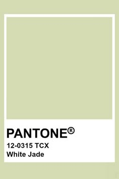 pantone's white jade green paint is shown in the color swater, and it