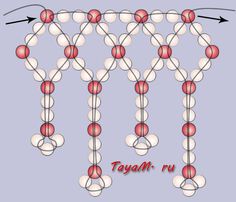 an image of the structure of a chain with two balls connected to each other and labeled in red