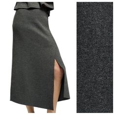 Nwt. Zara Wool Blend A-Line Midi Skirt With An Elastic Waistband And An Asymmetric Hem. Size S. Ref. 1930/031. Waist 12" Flat, Length 31-34,5". 1073. Zara Midi Skirt, Sequin Midi Skirt, Tulle Midi Skirt, Green Mini Skirt, Plaid Pencil Skirt, Long Denim Skirt, Basic Skirt, White Mini Skirt, Tweed Mini Skirt