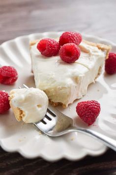 A fork is taking a piece of the 3-ingredient no bake cheesecake. No Bake Thanksgiving, Cream Cheese Sweetened Condensed Milk, Cream Cheese Desserts Easy, Thanksgiving Dessert Ideas, Homemade Graham Cracker Crust, No Bake Lemon Cheesecake, No Bake Pumpkin Cheesecake, Cream Cheese Desserts, Homemade Graham Crackers