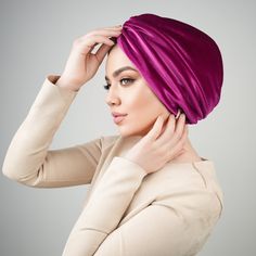 note: Our products are designed to accommodate all hair and fit all head sizes with stretchy fabrics. However, for situations such as chemotherapy, we kindly request you order a smaller size.  Introducing our versatile and elegant velvet turban, perfect for both everyday wear and special occasions. Designed with gathered detailing on both the front and back, this turban is suitable for all head sizes and can be effortlessly styled as a chic accessory. Crafted from luxurious velvet, this soft and Velvet Turban, Turban Hijab, Style Hijab, Best Mothers Day Gifts, Turban Hat, Turbans, Chic Accessories, Formal Looks, Hair Accessories Headbands