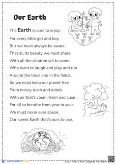 the earth poem for kids to read