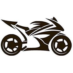 a black and white drawing of a motorcycle