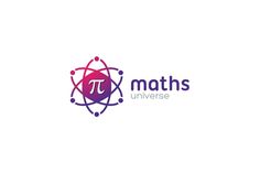 the logo for maths university, which is designed to look like an atomic symbol