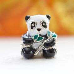 Pandora Charm Sweet Panda 796256enmx Sculpted In Sterling Silver And Decorated With Colorful Enamel, This Panda Bear Charm From The Pandora Autumn 2017 Collection Is Impossible To Resist! Wear It On Your Bracelet As Your Personal Mascot Or Give It To Someone Special. Style # 796256enmx. Brand New , Comes In Pandora Suede Pouch Pandora Heart Charm, Pandora Leather Bracelet, Pandora White, Pandora Murano, Green Charms, Pandora Blue, Pandora Pink, Jewelry Pandora, Knot Bangle