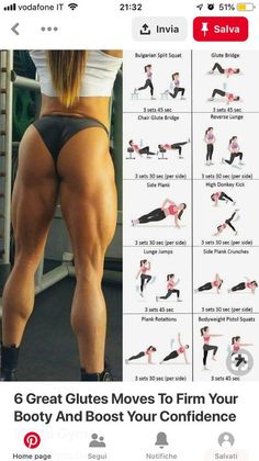 Exercise Bras, Buttocks Workout, Leg And Glute Workout, Best Exercises, Weight Workout Plan, Gym Workout Tips, Flexibility Workout, Fitness Workout For Women