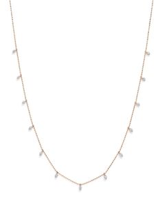 Bloomingdale's Diamond Station Drop Necklace in 14K Rose Gold, 0.50 ct. t.w. - 100% Exclusive Women Diamond, Exclusive Jewelry, Drop Necklace, White Roses, 50 %, Beautiful Jewelry, Jewelry Accessories, Gold Necklace, Rose Gold