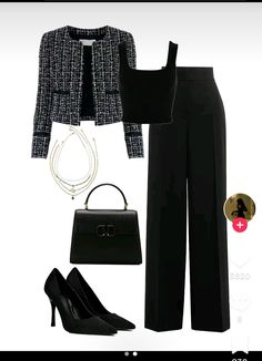 Chique Outfit, Cool Outfit Ideas, Cool Outfit, Stil Elegant, Classy Work Outfits, Easy Trendy Outfits