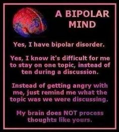 Bipolar Mental Health Facts, Mental Health Disorders, Mental And Emotional Health, My Chemical, Health Awareness, Mental Health Awareness, Emotional Health, Psychology