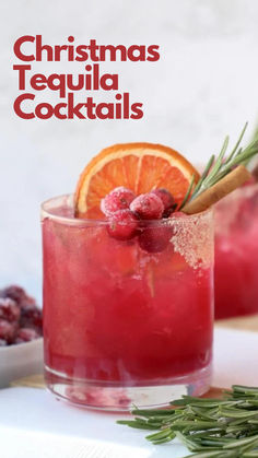 Christmas Tequila Cocktails Christmas Cocktails Tequila, Tequilla Cocktails, Popular Liquor, Tequila Drinks Easy, Tequila Based Cocktails, Drinks Alcohol Recipes Easy, Cocktails Tequila, Holiday Drinks Alcohol