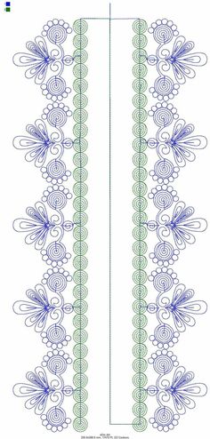 an image of a line with flowers on it