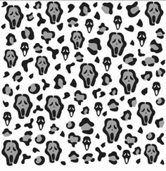 black and white animal print with different shapes