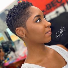 Mississippi Natural Hair Expo on Instagram: “Clean cut😍 📷 @krewkutz • • • #msnhe #mississippinaturalhairexpo” Hairstyles For Ladies