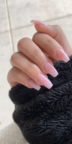 Classy Gel Nails, Natural Acrylic Nails, Unghie Sfumate, Milky Nails, Simple Acrylic Nails, Brittle Nails, Soft Nails, Pink Acrylic Nails, Neutral Nails