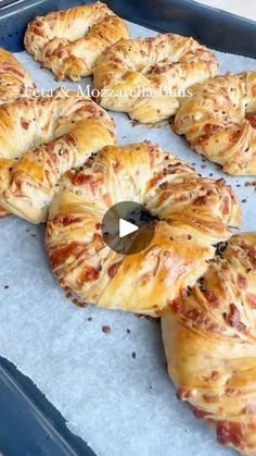 baked pastries on a baking sheet ready to be eaten