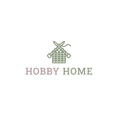 the logo for hobby home is shown