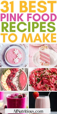 the best pink food recipes to make