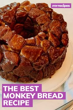 the best monkey bread recipe is made with only three ingredients and it's ready to be eaten