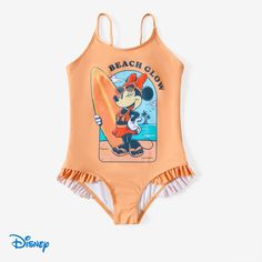 * Soft and comfy
* Include: 1*Swimmingsuit
* Material:82% polyester, 18% spandex
* Imported
* Officially Licensed Disney Merchandise Disney Swimsuit, Bathing Suit Outfits, Disney Toddler, 1 Piece Swimsuit, Swimwear Sets, Swimsuit Set, Disney Merchandise, Swimwear Girls, Mickey And Friends