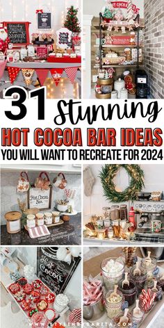 hot cocoa bar ideas Chocolate Bar Ideas, Hot Chocolate Bar Ideas, Cocoa Bar Ideas, Hot Cocoa Bar Ideas, Christmas Hot Cocoa Bar, Hot Cocoa Bar Christmas, Hot Beverage Bar