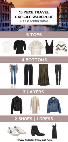 the travel capsule wardrobe for men and women