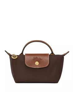 Longchamp - Le Pliage Original Mini Pouch Mini Longchamp Bag, Longchamp Pouch, Longchamp Mini Le Pliage, Longchamp Outfit, Longchamp Mini, Unrealistic Wishlist, Birthday 25, Dream Wishlist, Longchamp Bag