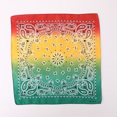 Colorful Head Bandana in many different colors and shades. You can wear this bandana in many different ways(head, as scarf) or even put it at your dog as a dog bandana. Key Characteristics: Size: 55x55cm/21 inches Material: Cotton Shipping: Guaranteed safe + secure checkout 100% money back guarantee Not sold in stores, limited quantity available Retro Summer Festival Bandana, Trendy Multicolor Cotton Bandana, Hippie Multicolor Bandana, Hippie Multicolor Bandana One Size, Multicolor Hippie Bandana, Multicolor Hippie Bandana, One Size, Trendy Multicolor Bandana, Retro Bandana With Bandana Print For Festivals, Multicolor Bohemian Bandana For Summer