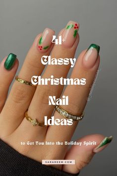 Get inspired with elegant and classy Christmas nail ideas for winter 2024! From minimalist French tips to sparkly holiday nail art, these simple, chic, and trendy designs are perfect for short, oval, and almond nails. Discover cute and easy nail inspo featuring festive reds, whites, greens, and subtle sparkles. These holiday nail designs are your go-to for a stylish and effortless look this season. Save now for the best Christmas nail ideas, winter nail trends, and holiday mani inspo!