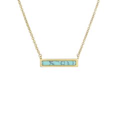 PRICES MAY VARY. ❤ GEMSTONE BAR NECKLACE - Bar necklace with simulated turquoise gemstone, its geometric shape design adds a flavor of fashion and elegance, and the vibrant colored natural stone will help to give purification to the body, make you feel calm and relaxed and keep your mind clear. ❤ADJUSTABLE NECKLACE CHAIN - The dainty gemstone choker necklace is 16" long with a 2" extender to comfortably fit all neck sizes. Great to wear by itself or to layer with other necklaces. ❤QUALITY MATERI Turquoise Rectangular Pendant Necklace As Gift, Gold Turquoise Necklace With Adjustable Chain For Gift, Turquoise Necklace With Square Pendant As Gift, Gold Turquoise Gemstone Necklace As Gift, Turquoise Gemstone Necklace With Rectangular Pendant, Turquoise Bar Necklace, Gemstone Choker Necklace, Gemstone Bar Necklace, Turquoise Bar