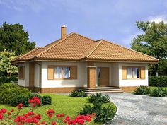 House Plans Uk, Modern Brick House, Small House Blueprints, Modern Contemporary House Plans, One Storey House, House Design Pictures, House Construction Plan