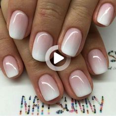 Ongles naturels   - Manikiur francuski - #francuski #Manikiur #naturels #Ongles #onglesnaturels #ideesdeongles Unghie Sfumate, Cute Gel Nails, Bride Nails, Chic Nails, Nail Polishes, Manicure Pedicure, Perfect Nails