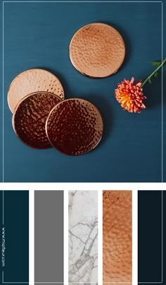 an instagram page with three different color options for the same item, including brown and blue