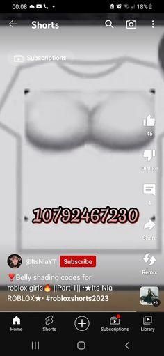 an image of a woman's bra on the screen, with text below it