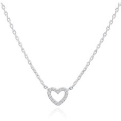 Product Details Material White Gold About This Item This Dainty Choker Necklace Is Set With Aaa+ Cubic Zirconia Then Plated In 14k Gold Giving It The Long Lasting Luster And Brilliance Of Fine Jewelry. 18 In Length With A 2 Extenion The Heart Pendant Is A Timeless Expression Of Love. This Dainty Necklace Is Incredibly Versatile! Wear It Alone Or Layered. With An Adjustable Length It Can Be Worn As A Choker Necklace Or Alongside Your Other Favorites! Cute Diamond Necklace, Womens Necklaces Silver, Dainty Choker Necklace, School Fit, School Plan, Dainty Choker, Locket Pendant Necklace, Red Pendants, Love Pendant