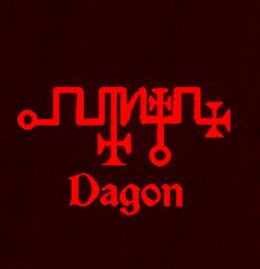 the words dragon are written in red on a black background