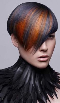 Hair Color 2017, Bob Hair Color, Asymmetrical Bob, Hair Brained, Hair Designs