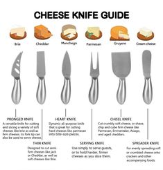 the different types of cheese knifes and how to use them in your cooking process