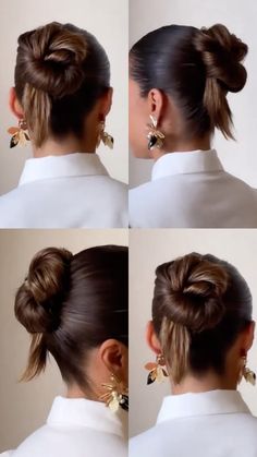 Coque penteado influencer Celebrity Hairstyles Red Carpet, Updo Inspiration, Kardashian Hair, Wedding Guest Hairstyles, Hair Creations, Celebrity Hairstyles, Sleek Look, Party Looks