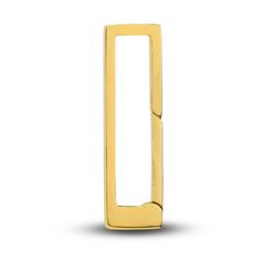 a gold metal door handle on a white background with clipping for text or image