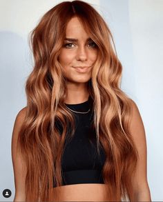 cowboy copper Hair Color For Fall, Cowboy Copper Hair, Color Streaks, Social Media Feed, Smink Inspiration