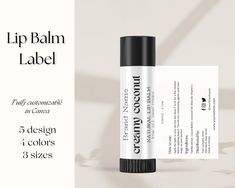 Lip Balm Label Cosmetic template, Lip Gloss Tube Labels, Cosmetic Product Label, DIY Skincare Labels, Printable Skincare Labels, Chapstick Get ready to elevate your lip balm, lip gloss, and cosmetic product game with this stunning Lip Balm Label Template!  With 5 unique designs to choose from, you can make your brand stand out and showcase its unique style.  Whether you run a small beauty business, make DIY skincare, sell chapstick, or hand made cosmetics sellers in search of wrap around cosmeti Lip Balm Labels Template Free, Lip Balm Tube Labels, Printable Skincare, Lip Balm Labels Template, Skincare Labels, Lip Balm Label, Chapstick Labels, Lip Balm Labels, Cosmetic Labels