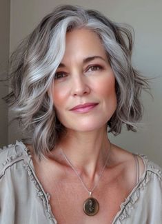 Transitioning To Gray Hair From Brown, Gray Bob, Hair Bobs, Gray Blending, Grey Hairstyles, Grey Bob Hairstyles, Grey Bob, Medium Haircuts