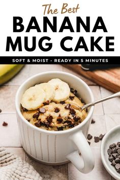 the best banana mug cake soft and moist ready in minutes